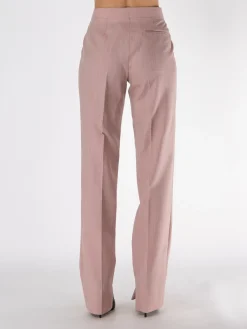 Pantaloni<PANTALONE SARTORIALE A VITA ALTA Rosa