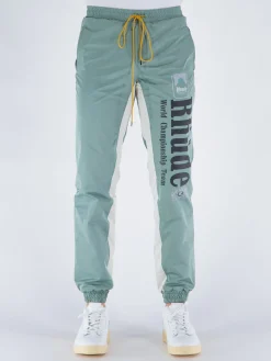 RHUDE Pantaloni<PANTALONE SENNA FLIGHT Verde