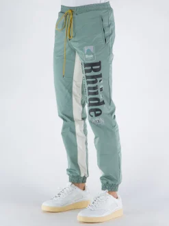 RHUDE Pantaloni<PANTALONE SENNA FLIGHT Verde