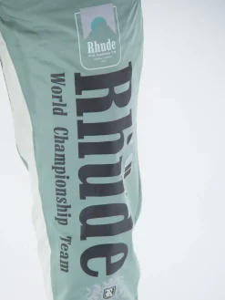 RHUDE Pantaloni<PANTALONE SENNA FLIGHT Verde