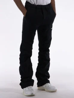 B1ARCHIVE Pantaloni<PANTALONE SHIRRED FLARE Nero