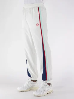 CASABLANCA Pantaloni<PANTALONE SIDE PANELLED Bianco, Blu