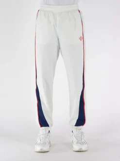 CASABLANCA Pantaloni<PANTALONE SIDE PANELLED Bianco, Blu