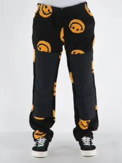 MARKET Pantaloni<PANTALONE SMILEY AOP Giallo, Nero