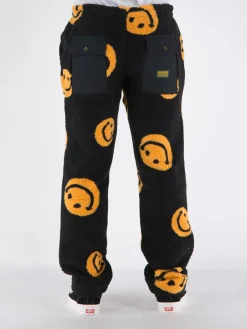 MARKET Pantaloni<PANTALONE SMILEY AOP Giallo, Nero