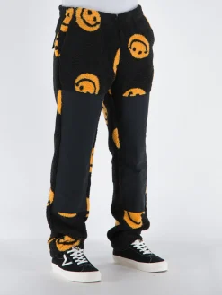 MARKET Pantaloni<PANTALONE SMILEY AOP Giallo, Nero