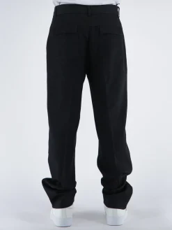 REPRESENT CLOTHING Pantaloni<PANTALONE SPLIT PANT FIXED WAISTBAND Nero