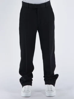 REPRESENT CLOTHING Pantaloni<PANTALONE SPLIT PANT FIXED WAISTBAND Nero