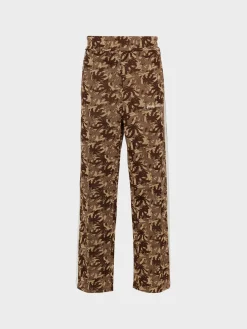 Pantaloni<PANTALONE SPORTIVO CAMOUFLAGE Beige, Marrone