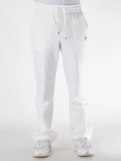 CASABLANCA Pantaloni<PANTALONE SPORTIVO CON LOGO RICAMATO Bianco