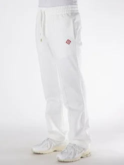 CASABLANCA Pantaloni<PANTALONE SPORTIVO CON LOGO RICAMATO Bianco