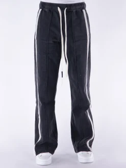 NAHMIAS Pantaloni<PANTALONE SPORTIVO HEAVY COTTON Bianco, Nero