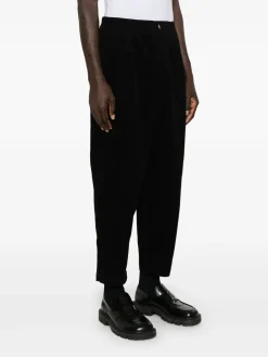 UNIVERSAL WORKS Pantaloni<PANTALONE SPORTIVO PLISSETTATO Nero