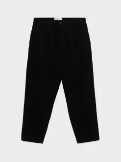 UNIVERSAL WORKS Pantaloni<PANTALONE SPORTIVO PLISSETTATO Nero