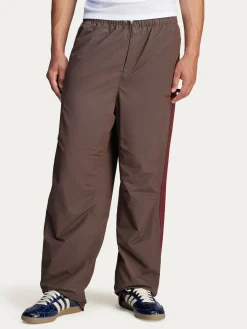 ADIDAS X WALES BONNER Pantaloni<PANTALONE SPORTIVO WB 3 STRIPES Marrone, Rosso