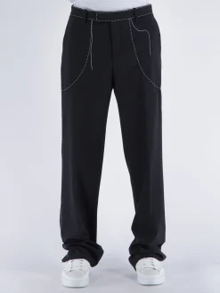 OFF-WHITE Pantaloni<PANTALONE STITCH TAILOR PANT Bianco, Nero