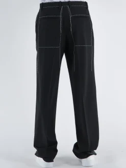 OFF-WHITE Pantaloni<PANTALONE STITCH TAILOR PANT Bianco, Nero