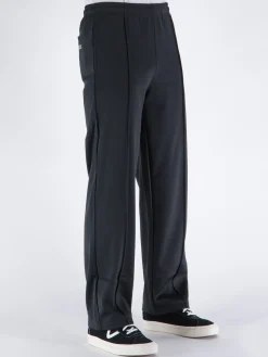MARCELO BURLON Pantaloni<PANTALONE TEMPERA CROSS LOOSE Bianco, Nero