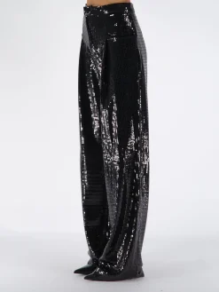 NINEMINUTES Pantaloni<PANTALONE THE CREW DISCO Nero