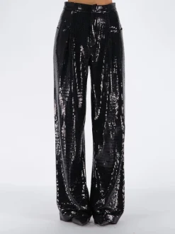 NINEMINUTES Pantaloni<PANTALONE THE CREW DISCO Nero