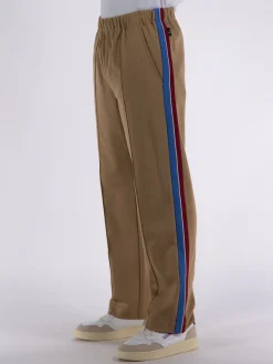 MONCLER GRENOBLE Pantaloni<PANTALONE TRACK Marrone