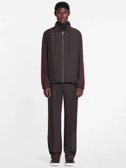 LANVIN Pantaloni<PANTALONE TRACKSUIT Marrone