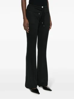 COURREGES Pantaloni<PANTALONE TRACKSUIT INTERLOCK Nero