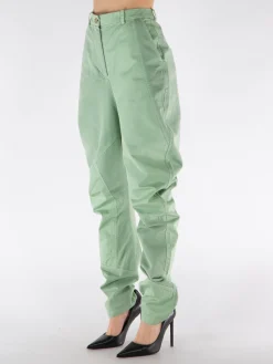 JW ANDERSON Pantaloni<PANTALONE TWISTED TROUSERS Verde