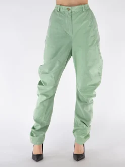 JW ANDERSON Pantaloni<PANTALONE TWISTED TROUSERS Verde