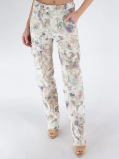 ISABEL MARANT Pantaloni<PANTALONE VAYONEO Beige, Marrone, Viola