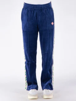 CASABLANCA Pantaloni<PANTALONE VELOUR LAUREL Bianco, Blu