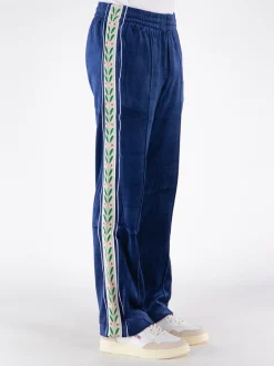 CASABLANCA Pantaloni<PANTALONE VELOUR LAUREL Bianco, Blu