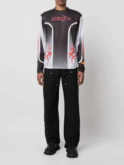 HERON PRESTON Pantaloni<PANTALONE VINTAGE WASH CANVAS CARPENTER Nero