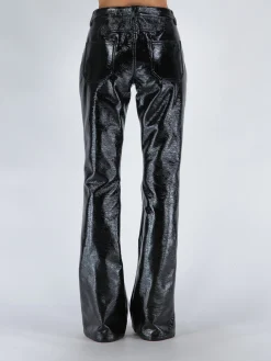 COURREGES Pantaloni<PANTALONE VINYL 5-POCKET ICONIC Nero