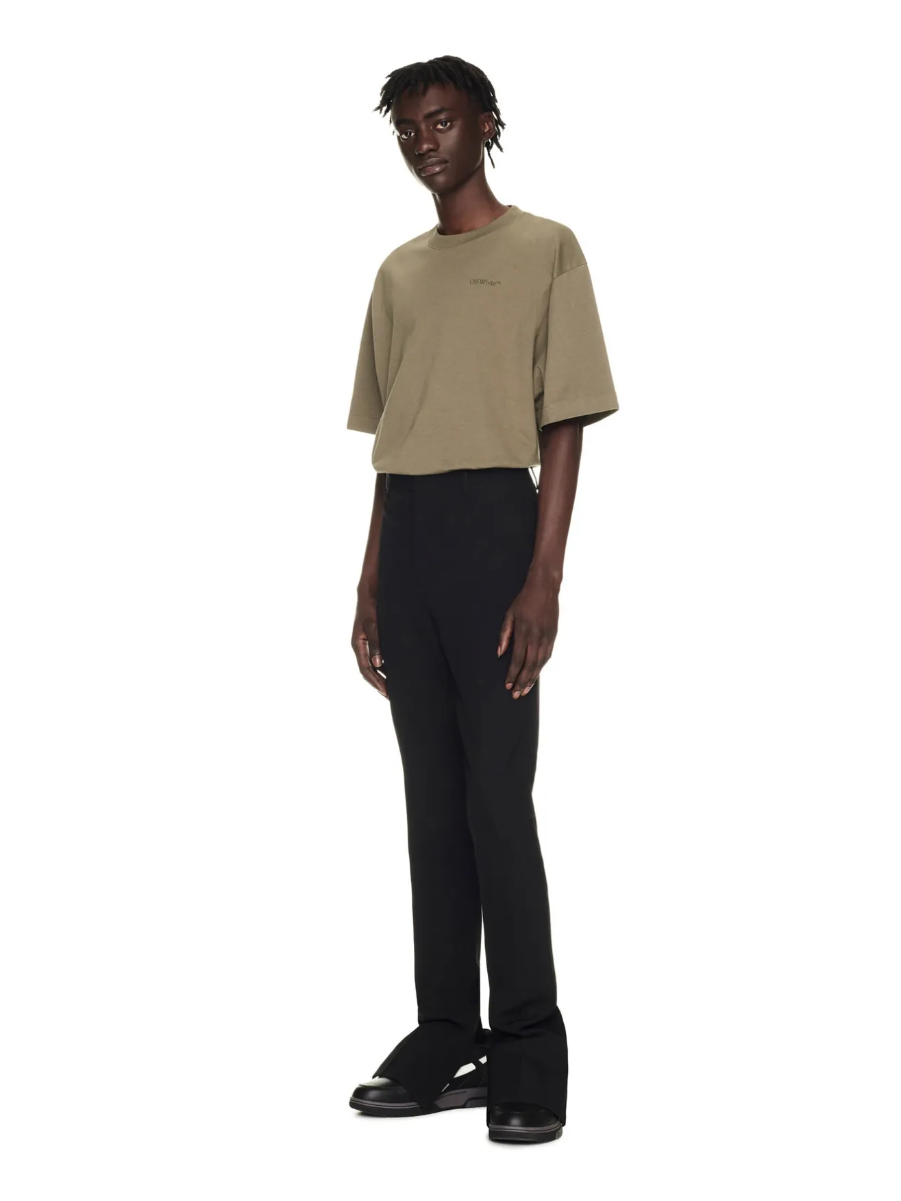 OFF-WHITE Pantaloni<PANTALONE WAVE TAG DRY Nero