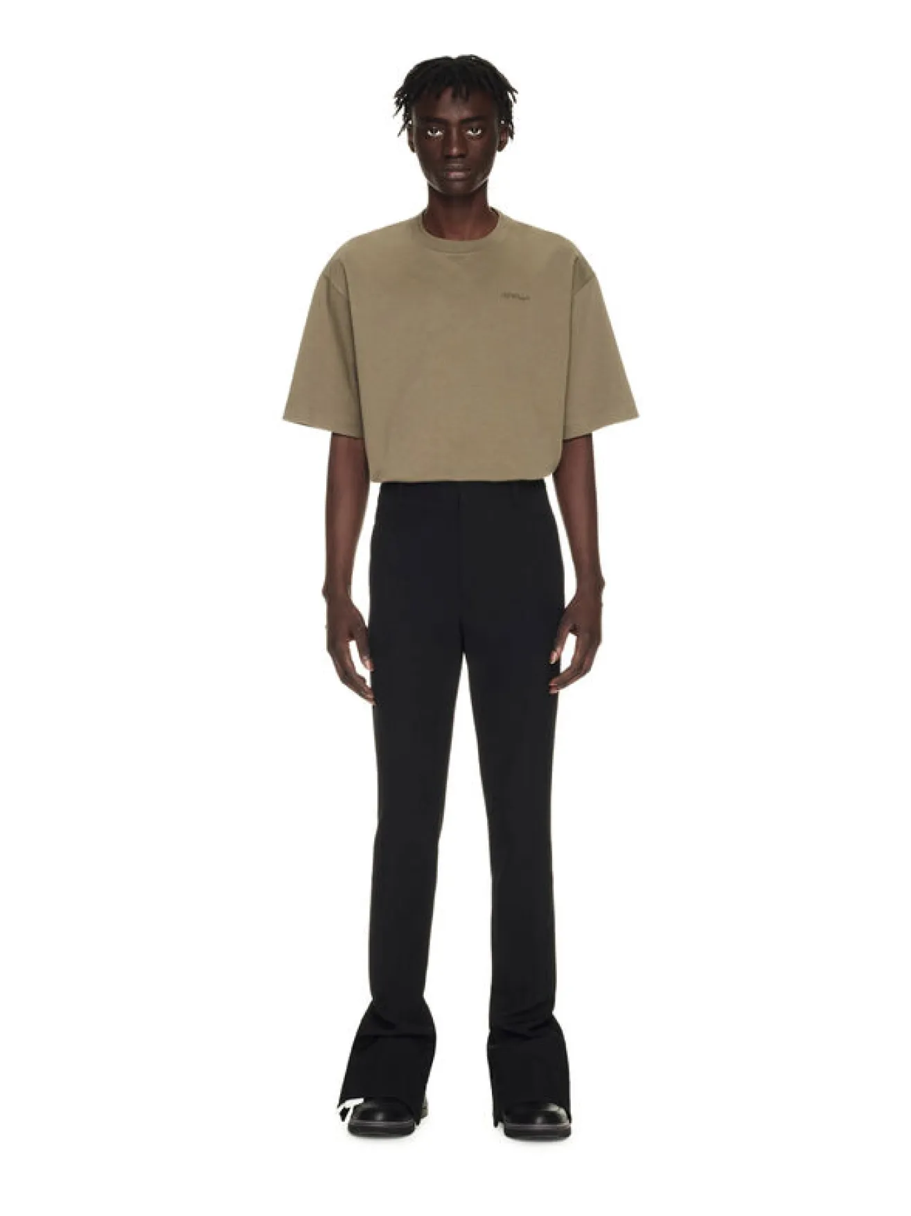 OFF-WHITE Pantaloni<PANTALONE WAVE TAG DRY Nero
