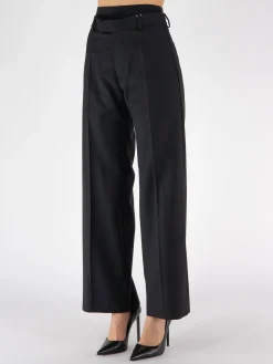 MM6 MAISON MARGIELA Pantaloni<PANTALONE WIDE Nero