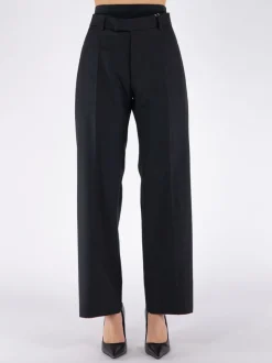 MM6 MAISON MARGIELA Pantaloni<PANTALONE WIDE Nero