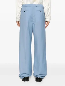LANVIN Pantaloni<PANTALONE WIDE LEG Azzurro