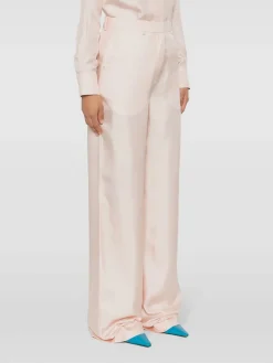 LANVIN Pantaloni<PANTALONE WIDE LEG Rosa