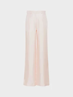LANVIN Pantaloni<PANTALONE WIDE LEG Rosa