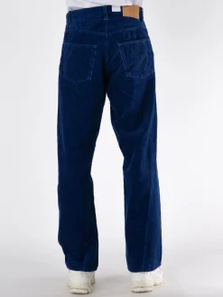 SUNFLOWER Pantaloni<PANTALONE WIDE TWIST CORD Blu