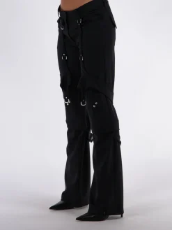 OFF-WHITE Pantaloni<PANTALONE WO BLEND CARGO Nero