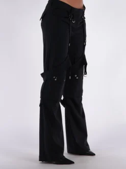 OFF-WHITE Pantaloni<PANTALONE WO BLEND CARGO Nero