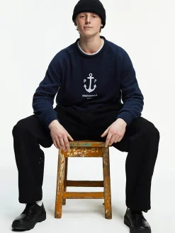 POP TRADING COMPANY Pantaloni<PANTALONE WOOL SUITE Nero