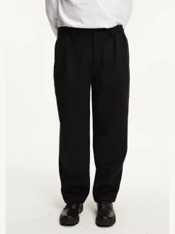 POP TRADING COMPANY Pantaloni<PANTALONE WOOL SUITE Nero