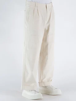 ETRO Pantaloni<PANTALONE WORKER 2 PINCES Bianco