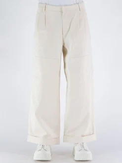 ETRO Pantaloni<PANTALONE WORKER 2 PINCES Bianco
