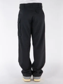 MARNI Pantaloni<PANTALONI IN FRESCO LANA CON TASCHE CARGO Nero