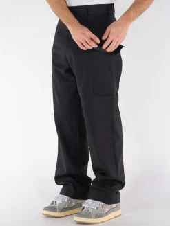 MARNI Pantaloni<PANTALONI IN FRESCO LANA CON TASCHE CARGO Nero